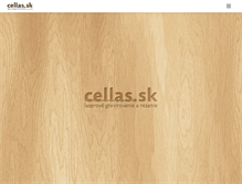Tablet Screenshot of cellas.sk